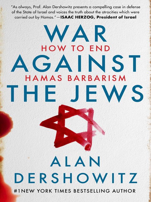 Title details for War Against the Jews by Alan Dershowitz - Available